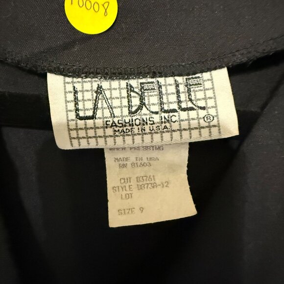 LA Belle Fashions Inc. Women's Wrap Dress – Black, Size 9 - Picture 9 of 10